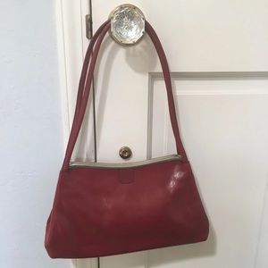 Red Hobo International Leather Purse